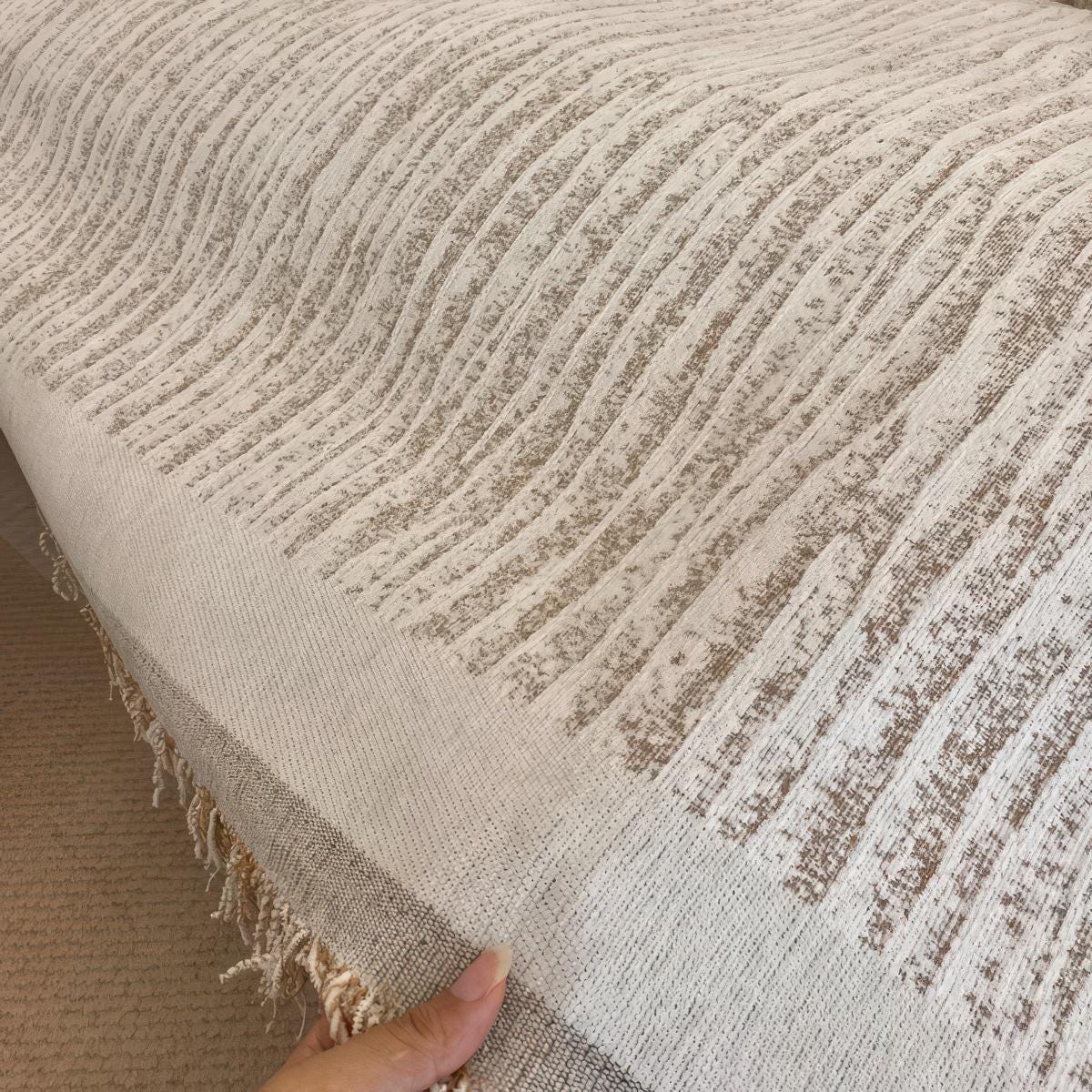 Chenille Sofa Covers Throw Blanket, Bed Cover : Soft, Durable, Minimalist Decor