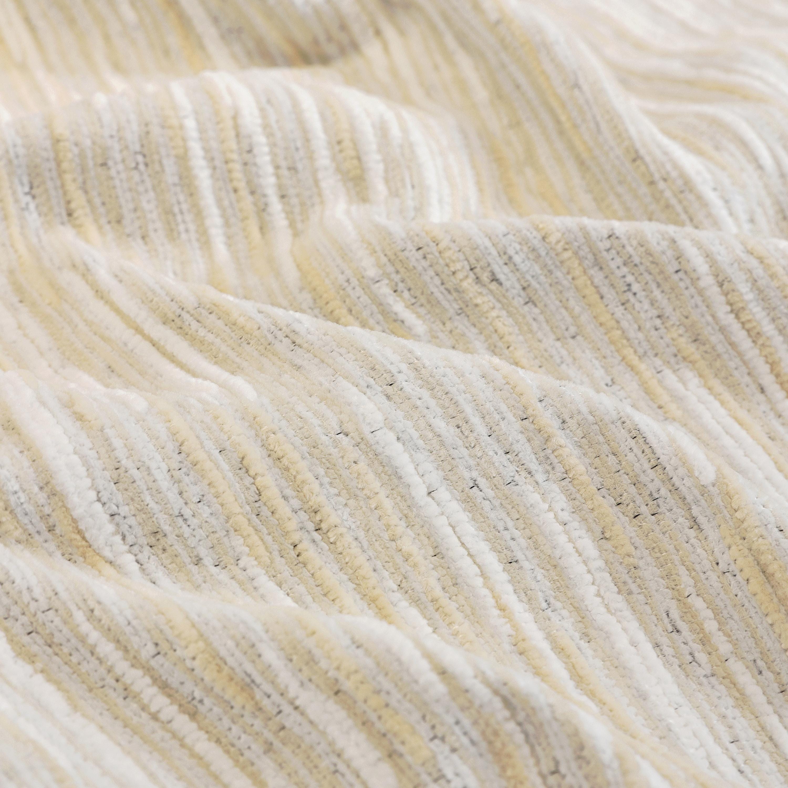 Chenille Throw Blanket: Modern Sofa Protector, Custom Length