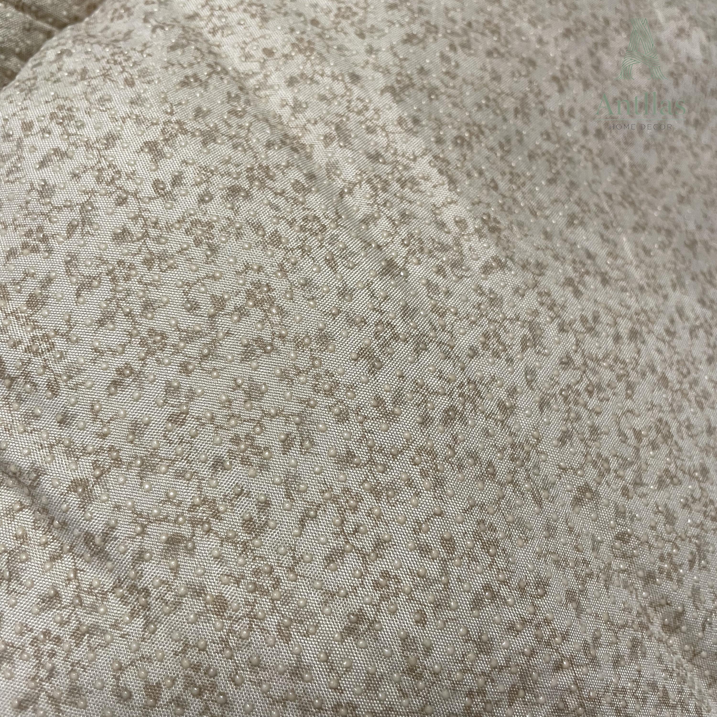 Large Round Patchwork Floor Cushion, Quilted Cotton Play Mat, 59"