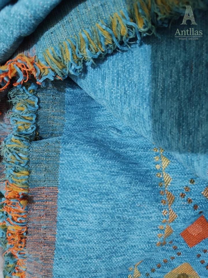 Bohemian Chenille Sofa Cover: Anti-Slip Couch Cover, Cat Scratch Resistant