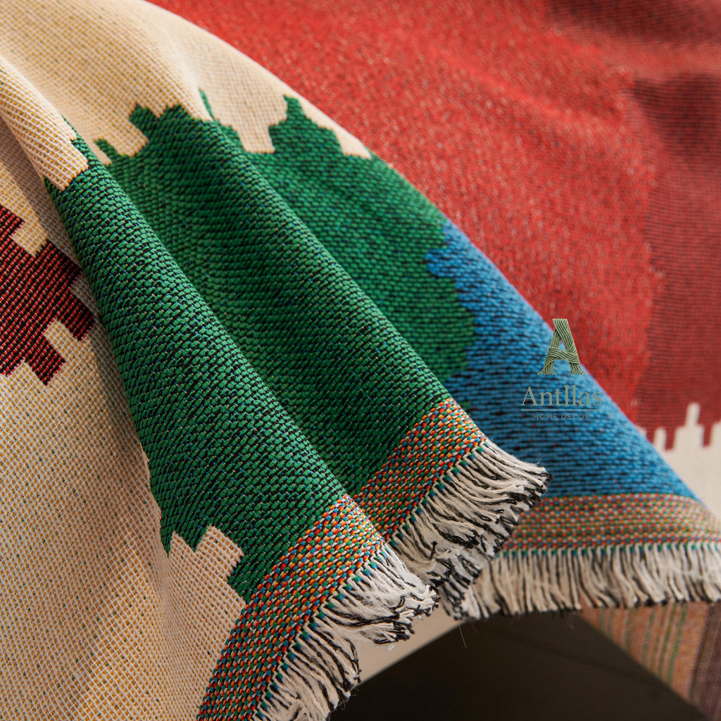 Geometric Chenille Sofa Cover, Soft Sectional Couch Throw, Washable Pet Furniture Protector