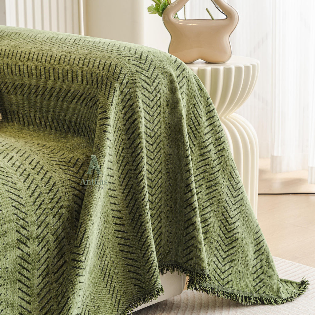 Water Resistance Chenille Sofa Cover, Pet Couch Protector, Non-Slip Sectional Throw, Washable