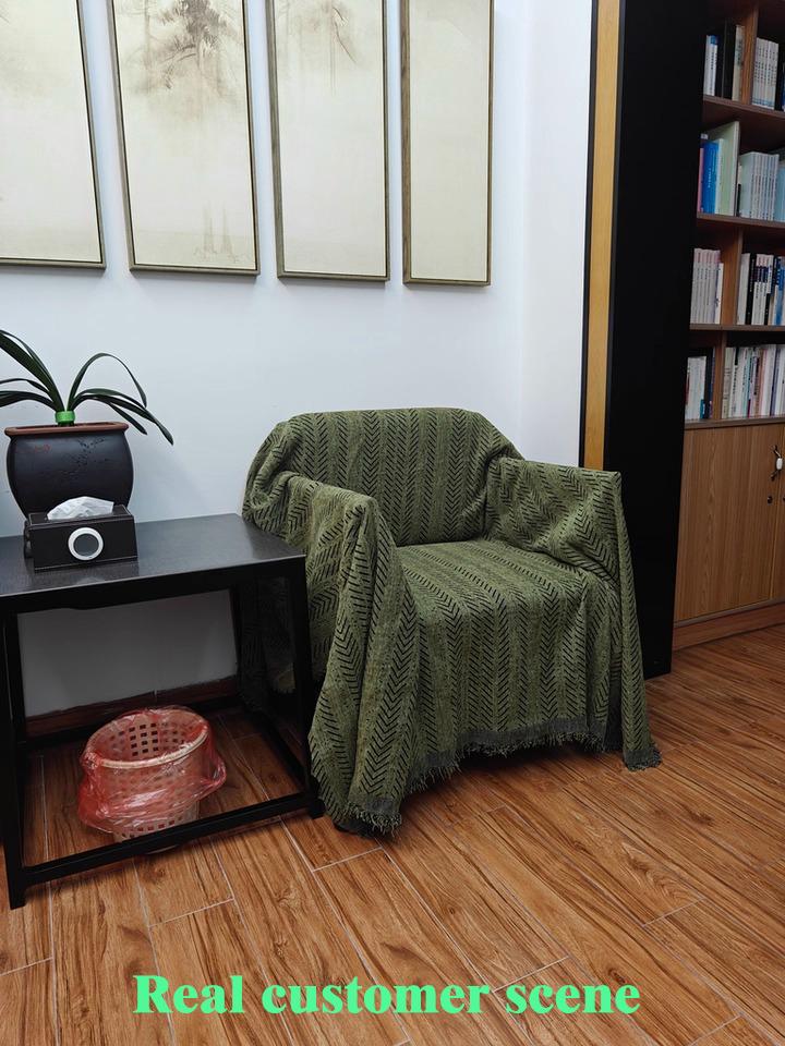 Water Resistance Chenille Sofa Cover, Pet Couch Protector, Non-Slip Sectional Throw, Washable