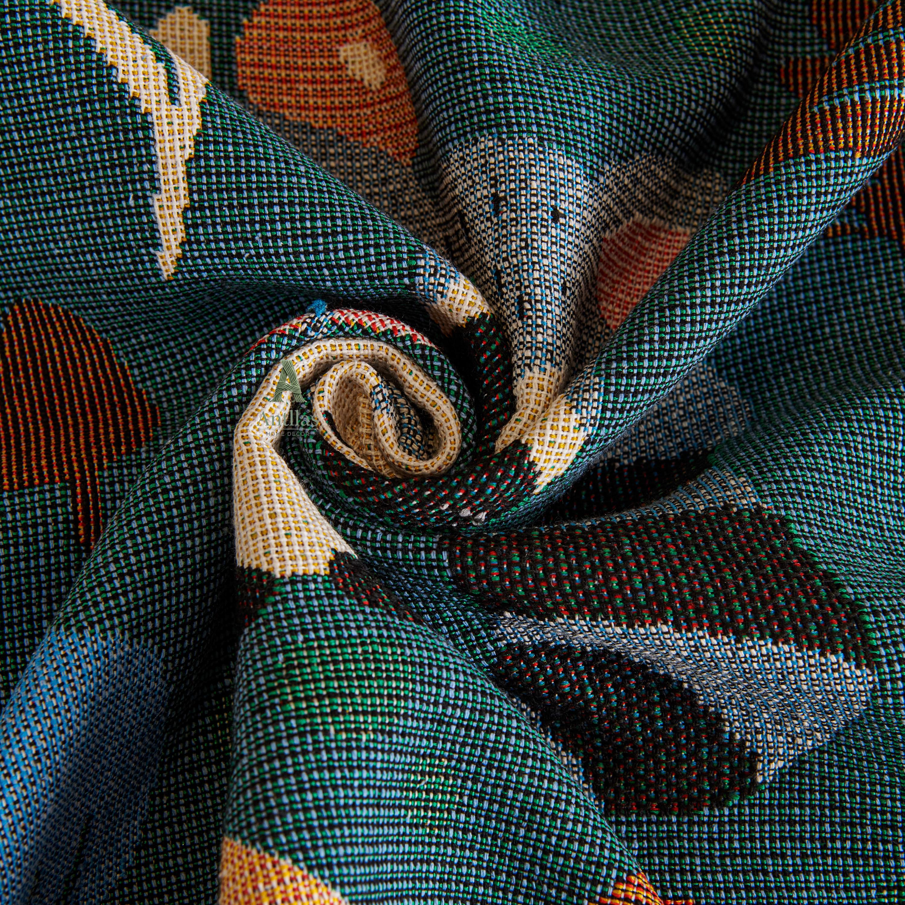 Forest Animal Chenille Throw Blanket, Cottagecore Kids Decor