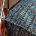 Retro Square Pouffe Cover, Bohemian Woven Ottoman, Storage Footstool, Handle, Non-Slip Base