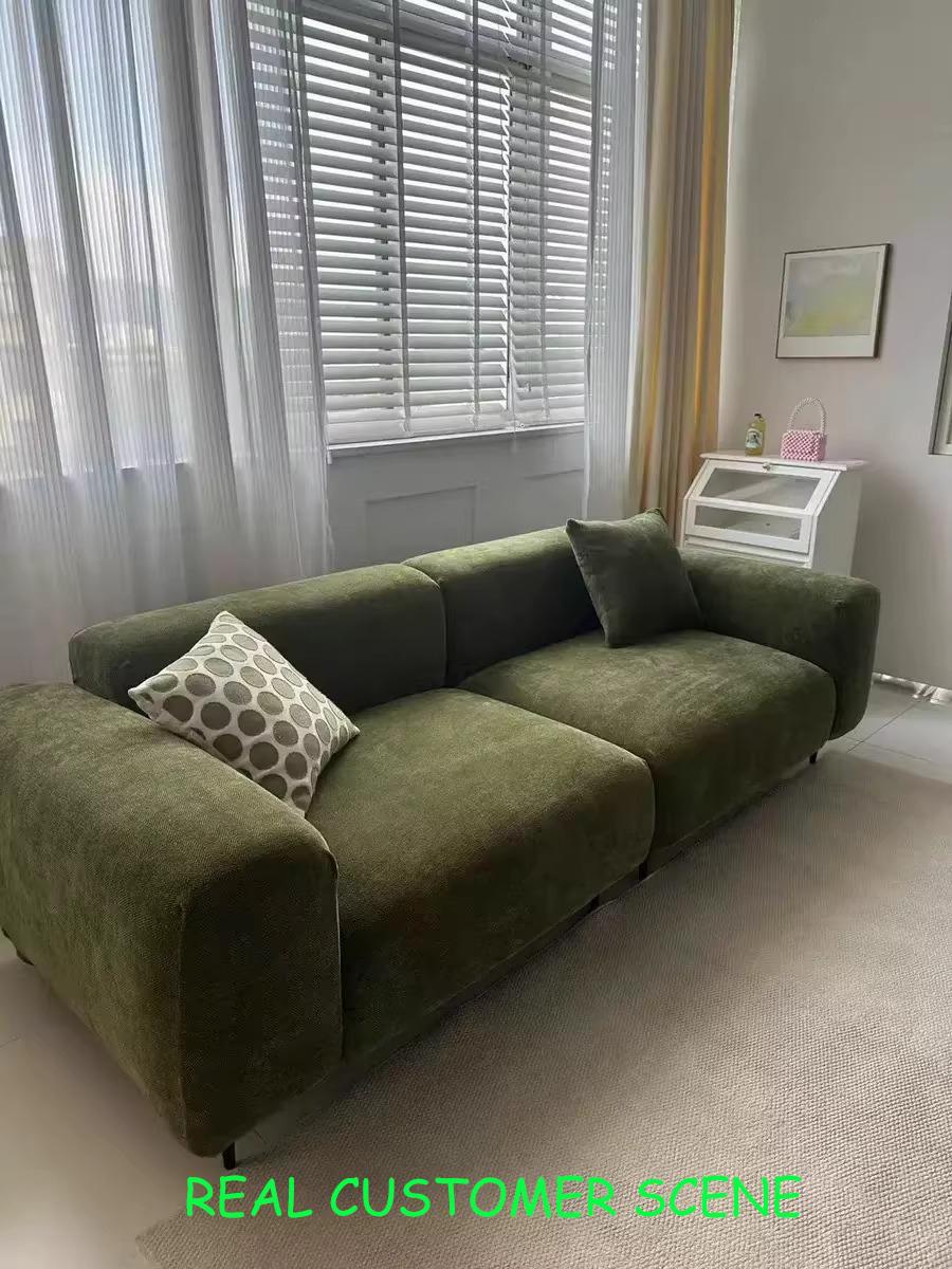 Stretch Chenille Sofa Cover, Full Cover Couch Slipcover, Pet Friendly Elastic Furniture Protector