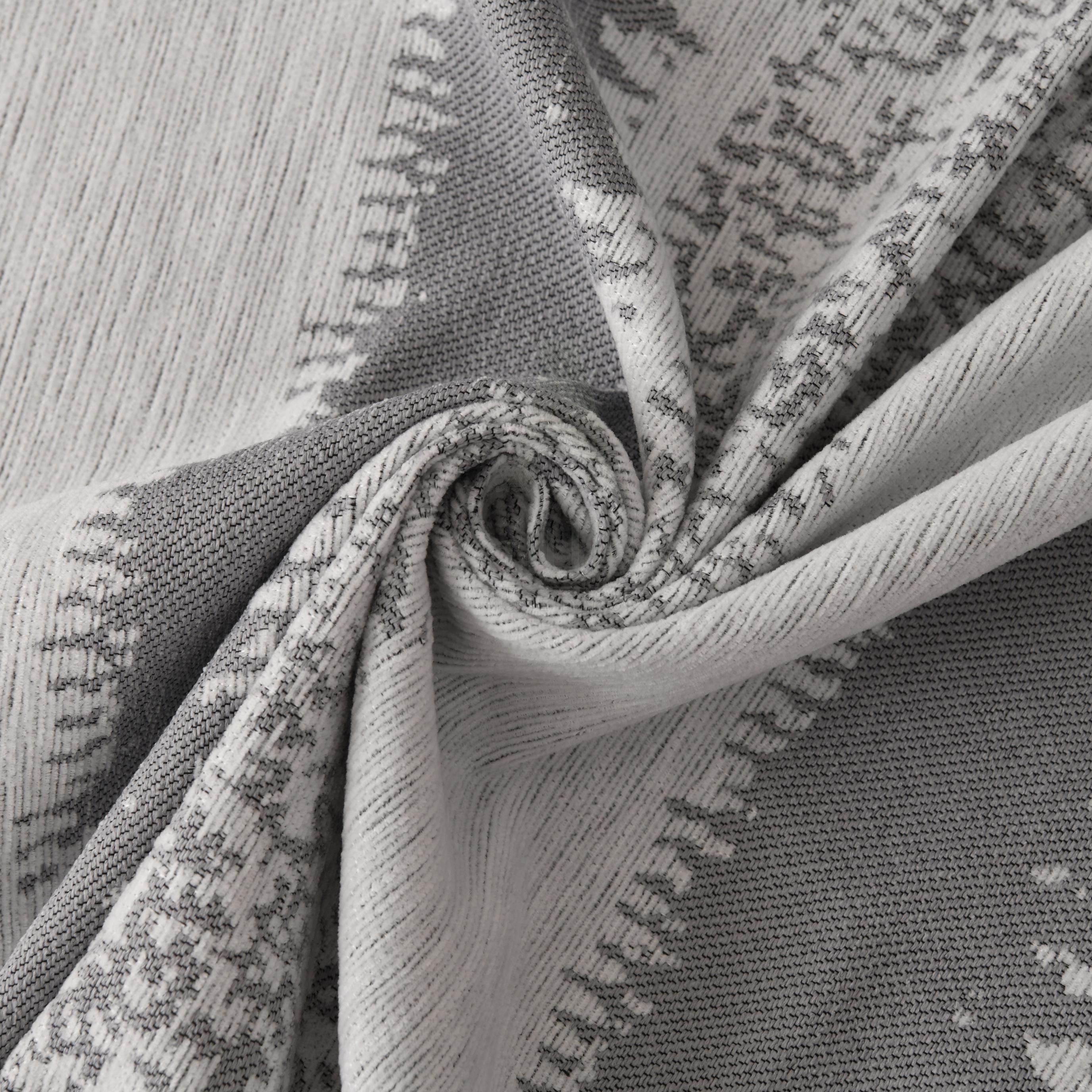 Heavyweight Chenille Sofa Throw Blanket, Striped Couch Protector, Pet Friendly Tassel Drape
