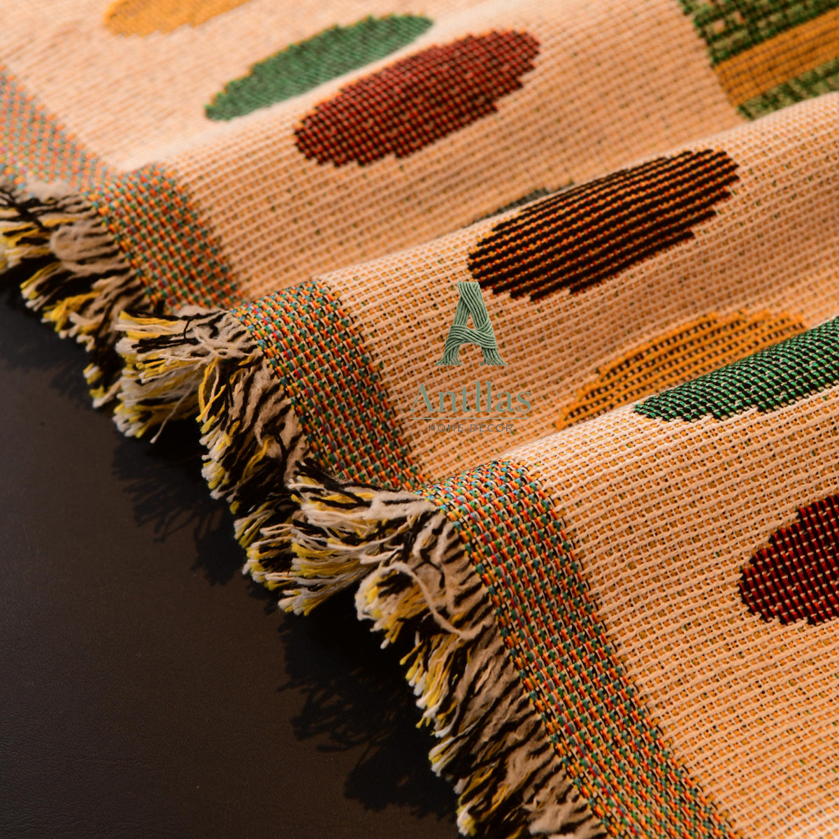 Boho Chenille Sofa Throw, Patchwork Couch Cover, Heavy Blanket, Pet Friendly, Anti Pilling Drape