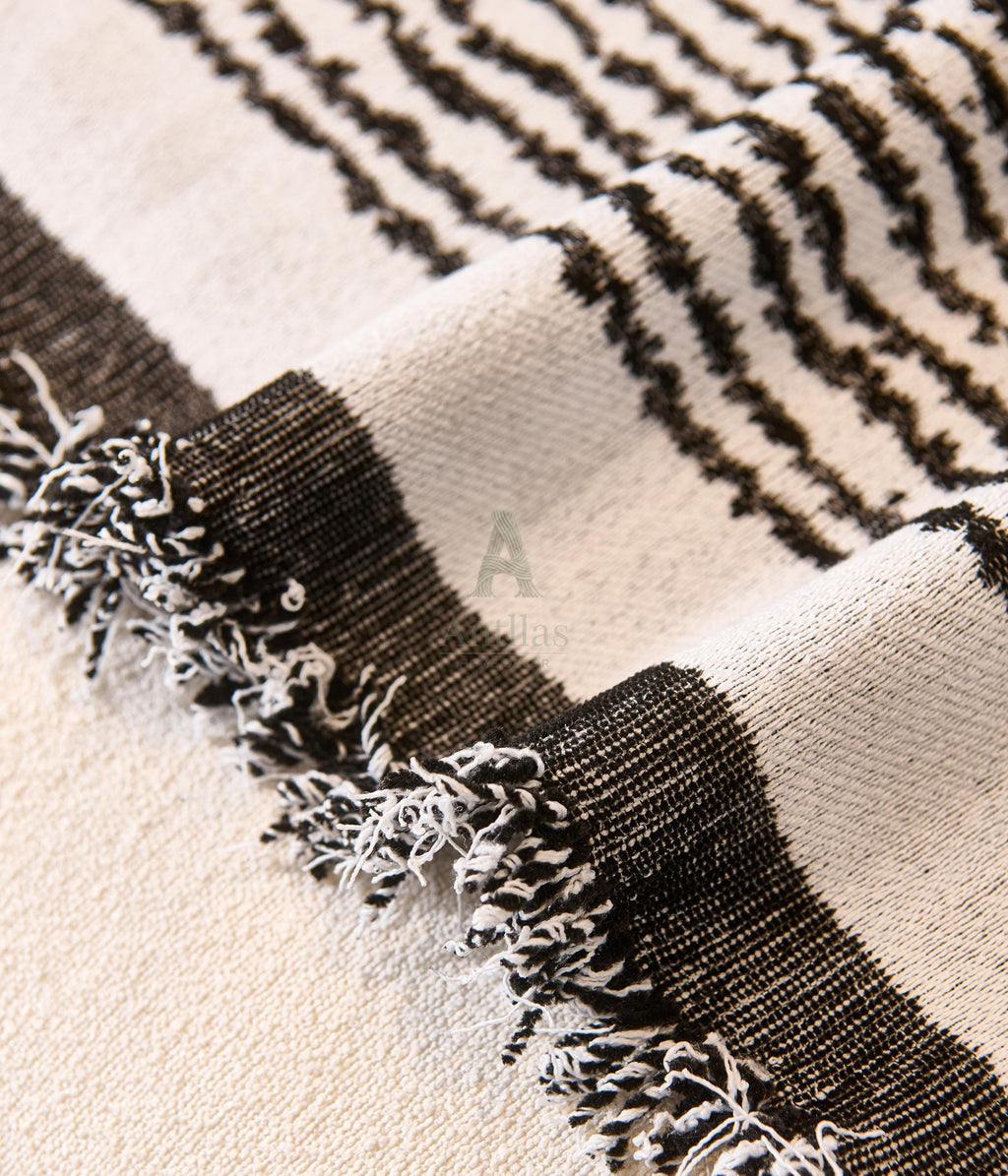 Black White Chenille Sofa Throw, Starry Night Couch Cover, Heavyweight Anti-Pilling Drape
