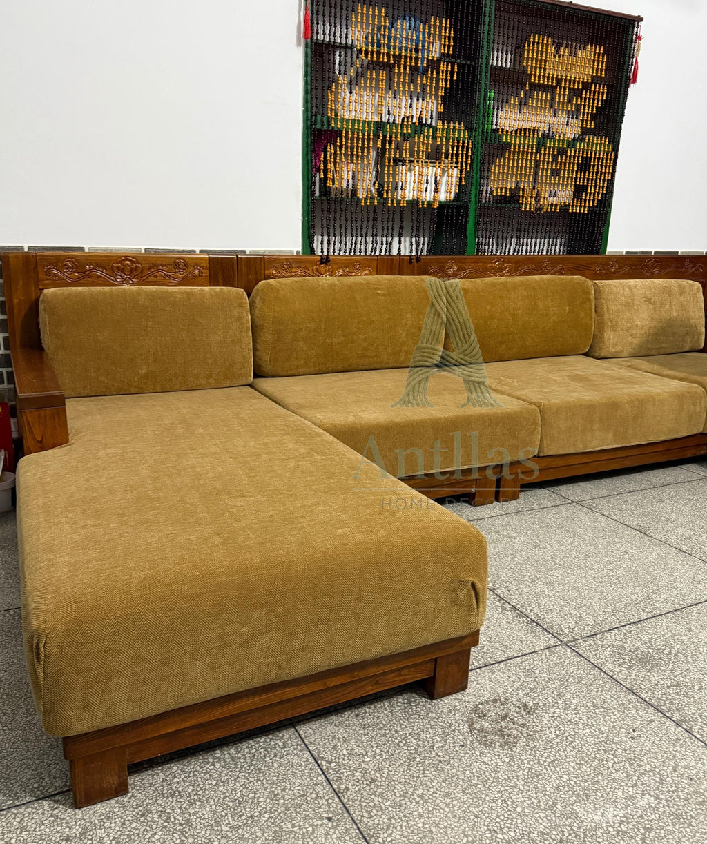 Elastic Chenille Sofa Cushion Cover, Fitted Sheet Fit, Pet Proof Protector