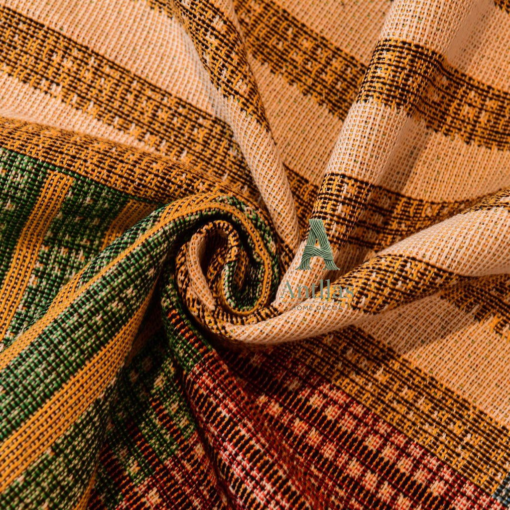 Boho Chenille Sofa Throw, Patchwork Couch Cover, Heavy Blanket, Pet Friendly, Anti Pilling Drape