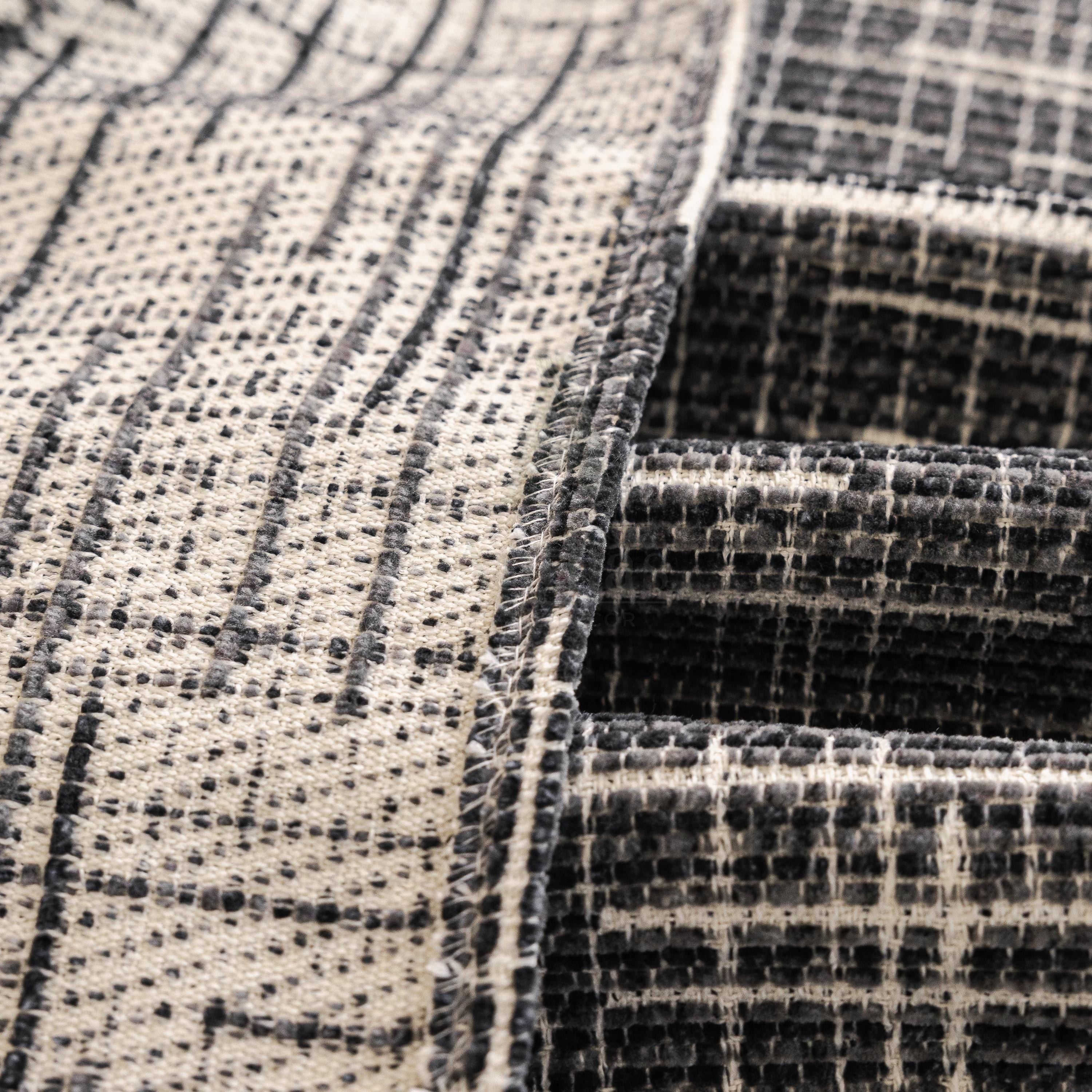 Abstract Line Art Chenille Sofa Throw, Cozy Woven Couch Cover, Romantic Gift
