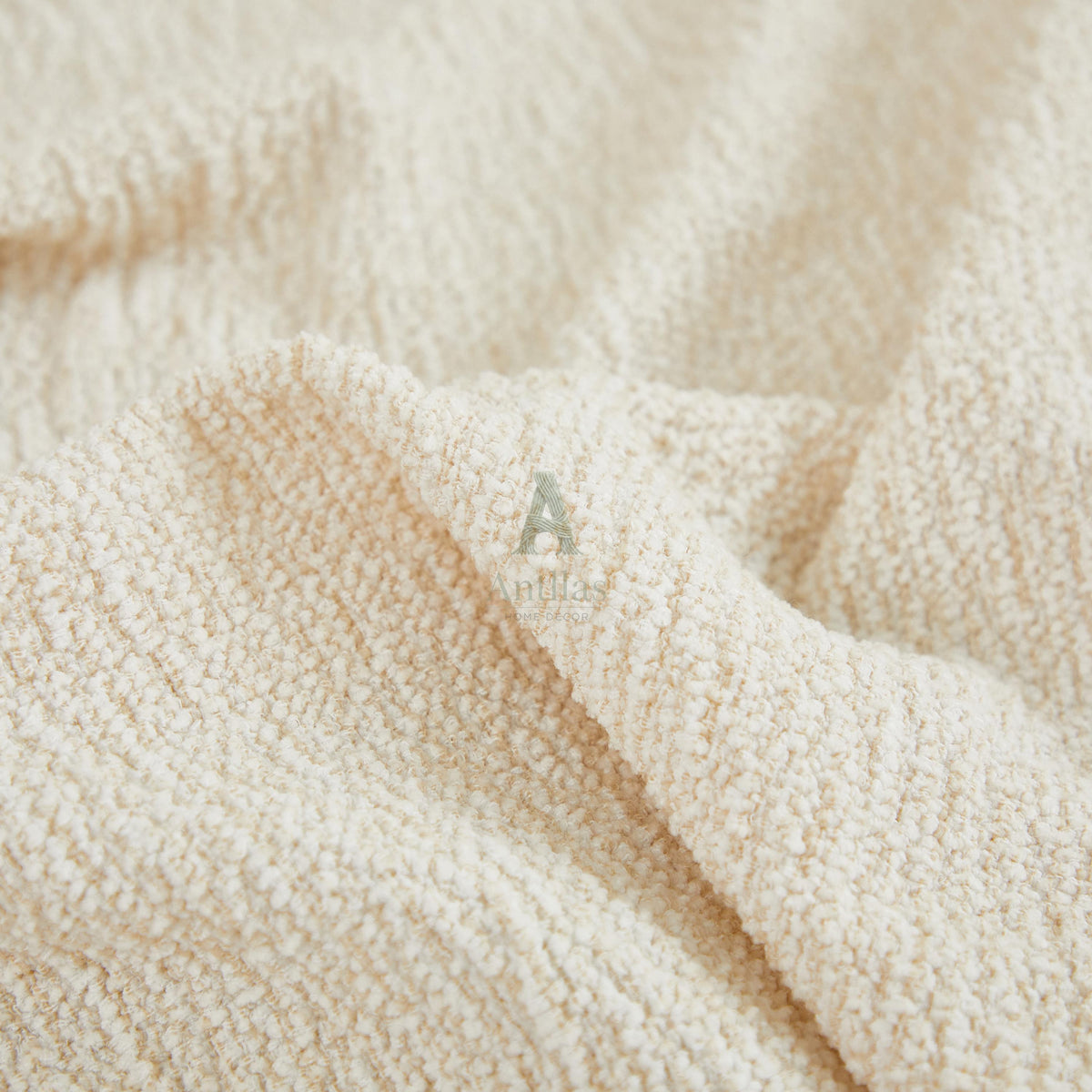 Chenille Sofa Cover, Linen Look Stretch Couch Cover, Full Wrap Sofa Protector for Modern Living Room