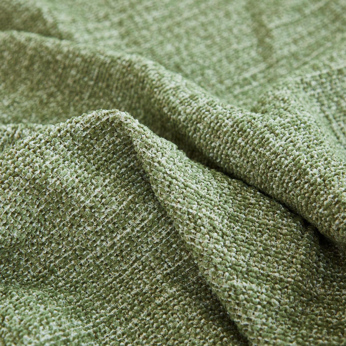 Chenille Sofa Cover, Linen Look Stretch Couch Cover, Full Wrap Sofa Protector for Modern Living Room