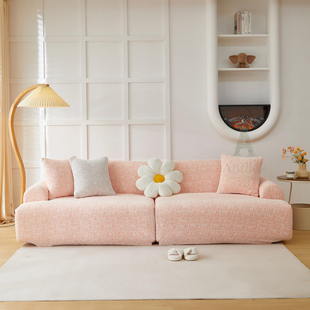 Chenille Full-Cover Sofa Slipcover – Soft, Skin-Friendly, Anti-Slip with Straps – Fits Modular, L-Shaped & Standard Sofas