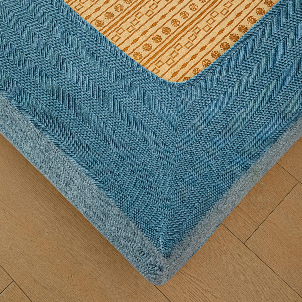 Pet Friendly Bed Base Cover & Headboard Slipcover Set, Scratch Resistant Box Spring Wrap, Stretch Bed Frame Protector
